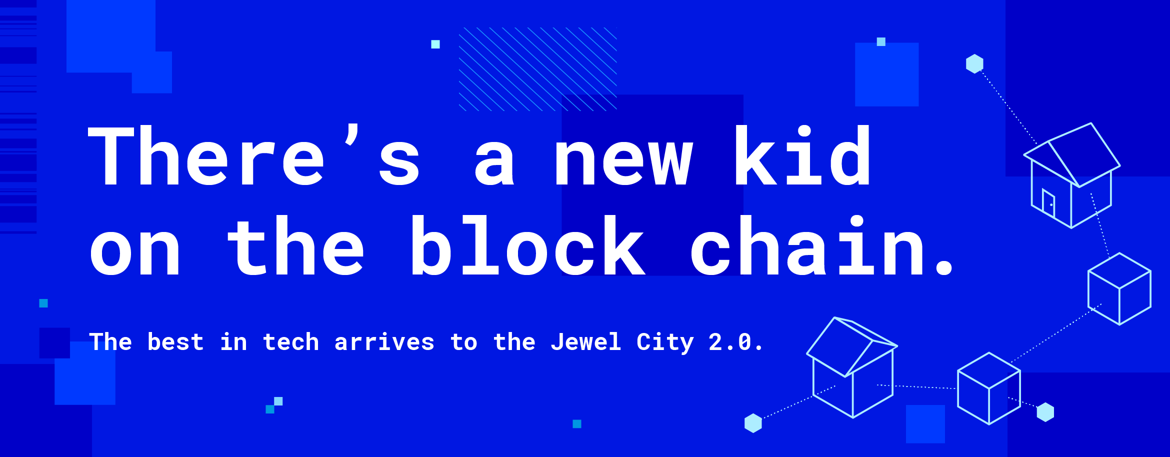 Glendale Tech Week Blockchain digital banner designed by Kilter