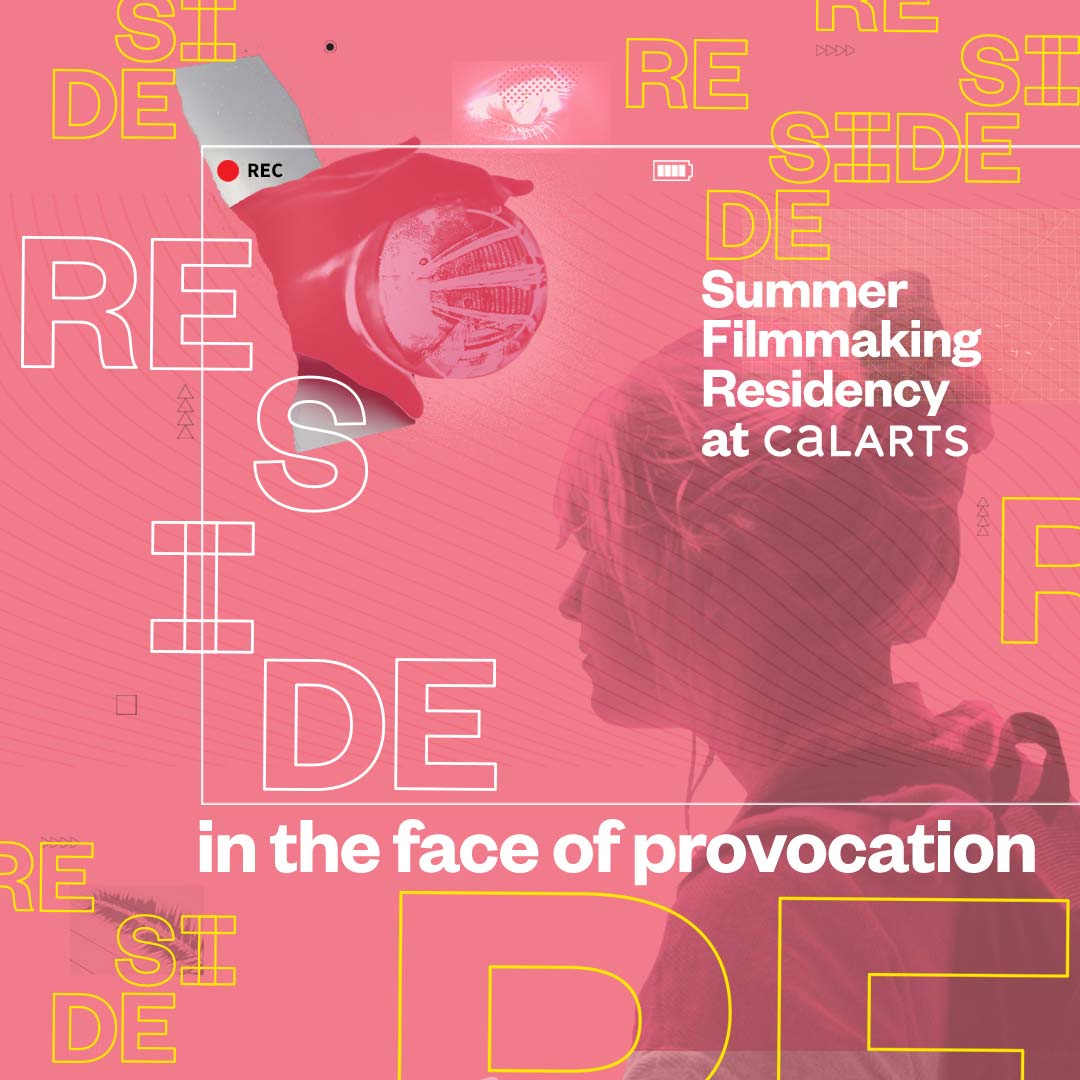 CalArts Reside summer residency campaign designed by Kilter