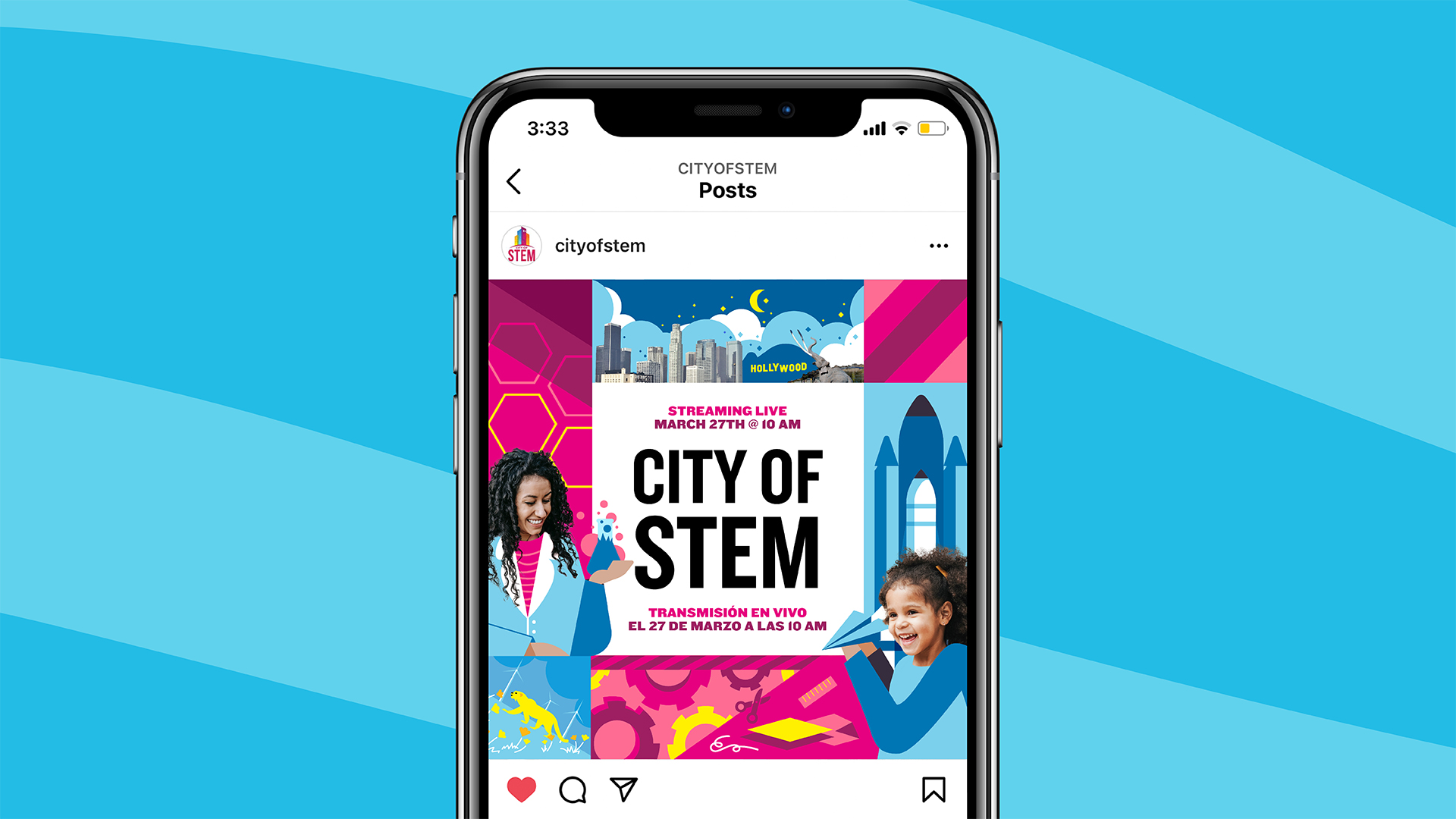 City of STEM 2021 Instagram Post by Kilter