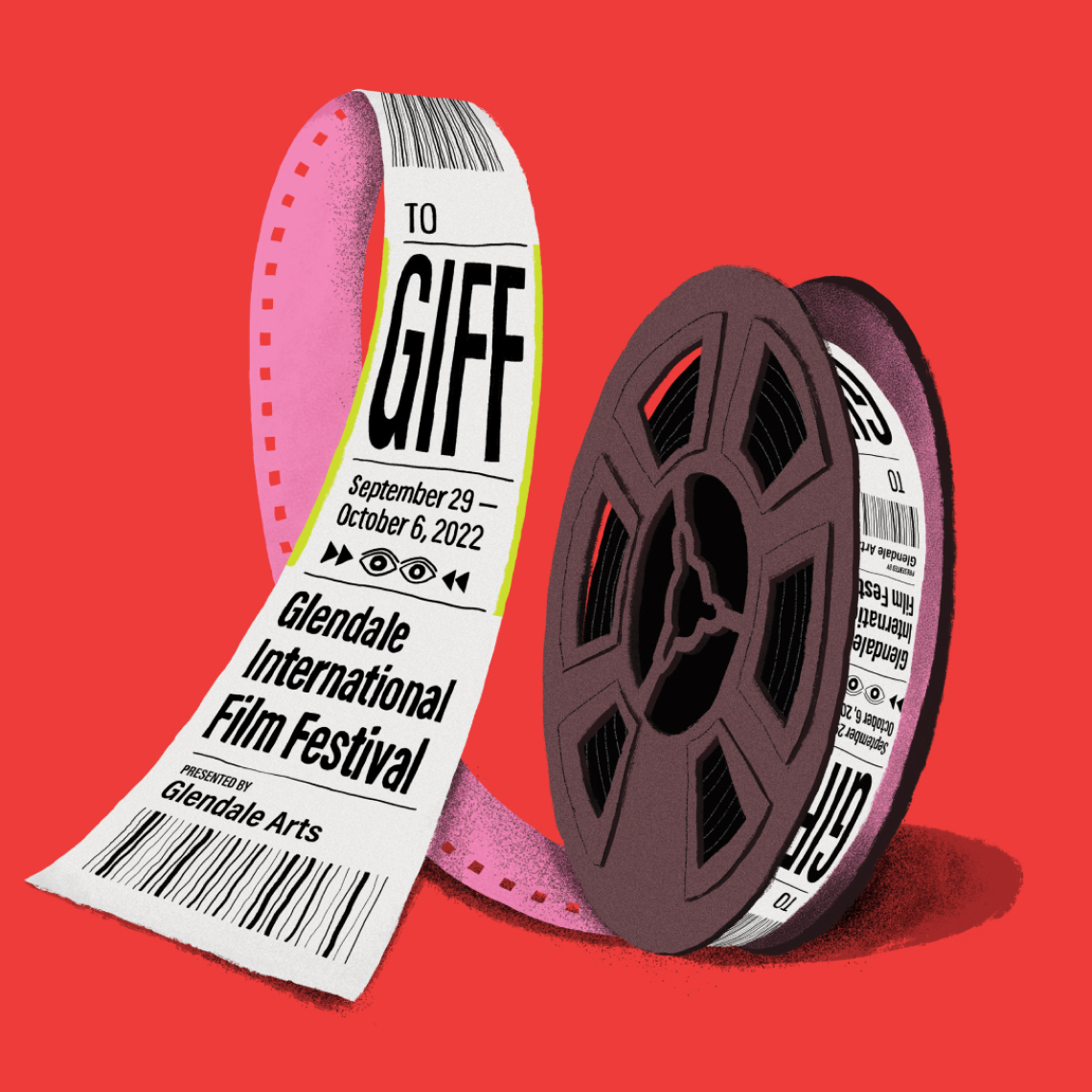 Glendale International Film Festival Key Art designed by Kilter.