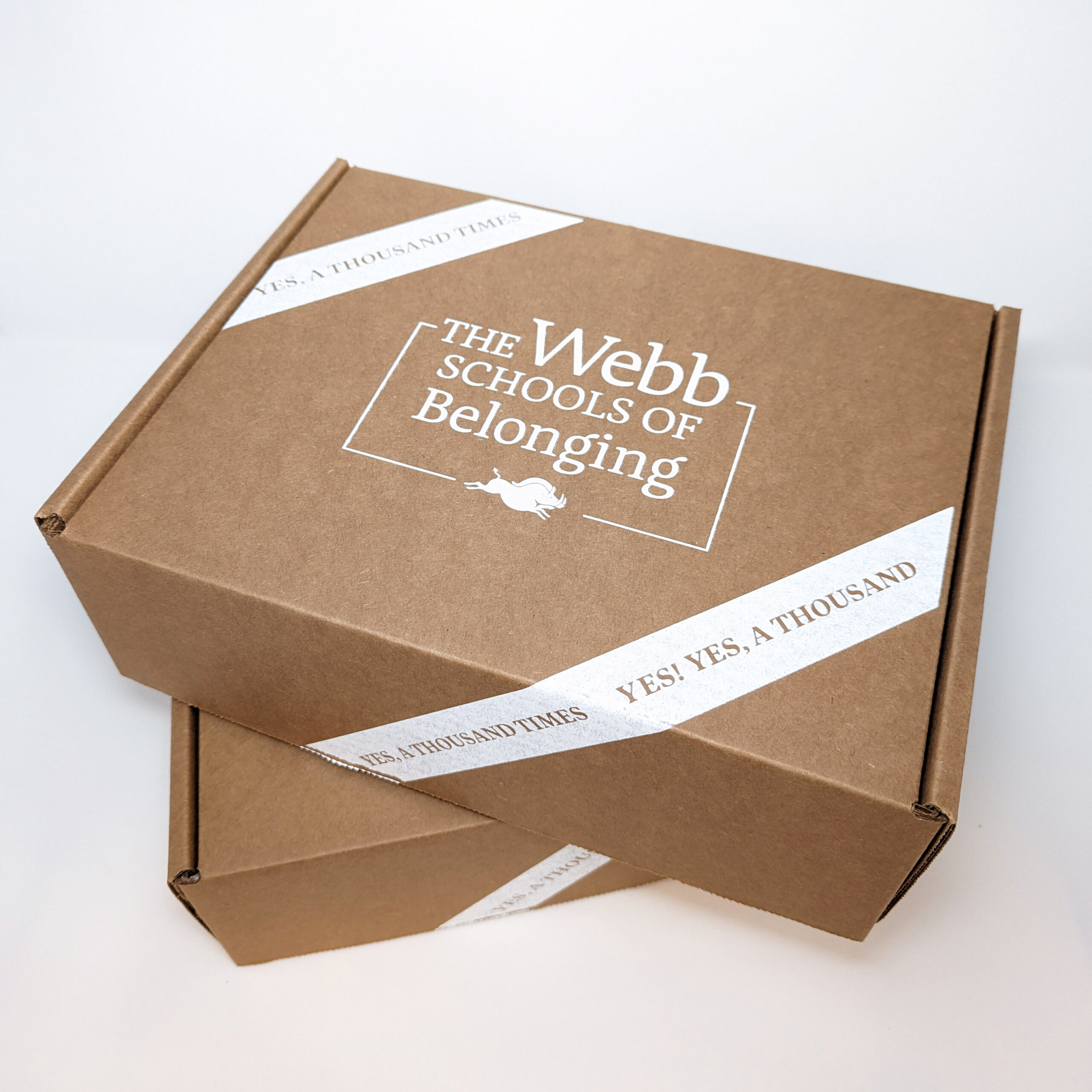 The Webb Schools admissions package designed by Kilter