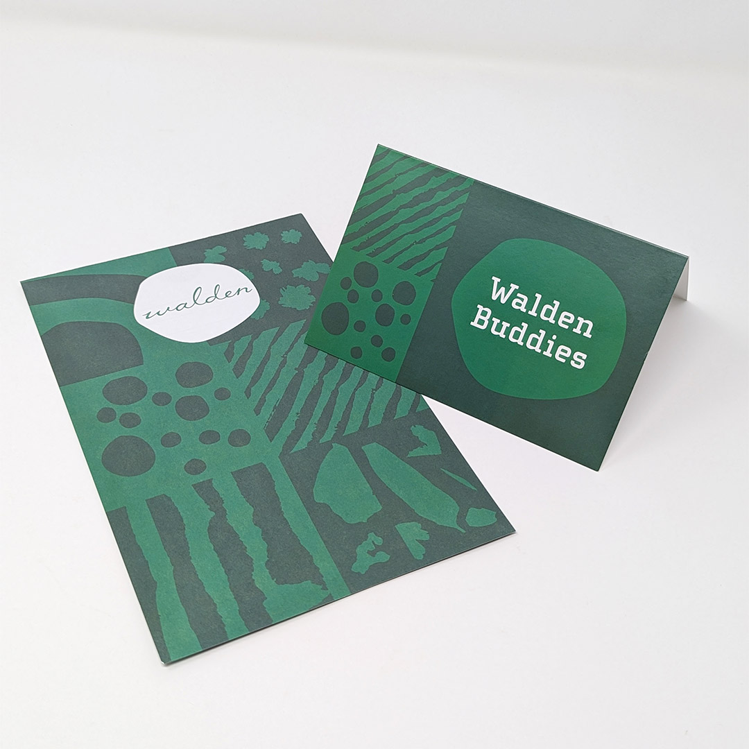 Walden Buddies Print Collateral designed by Kilter
