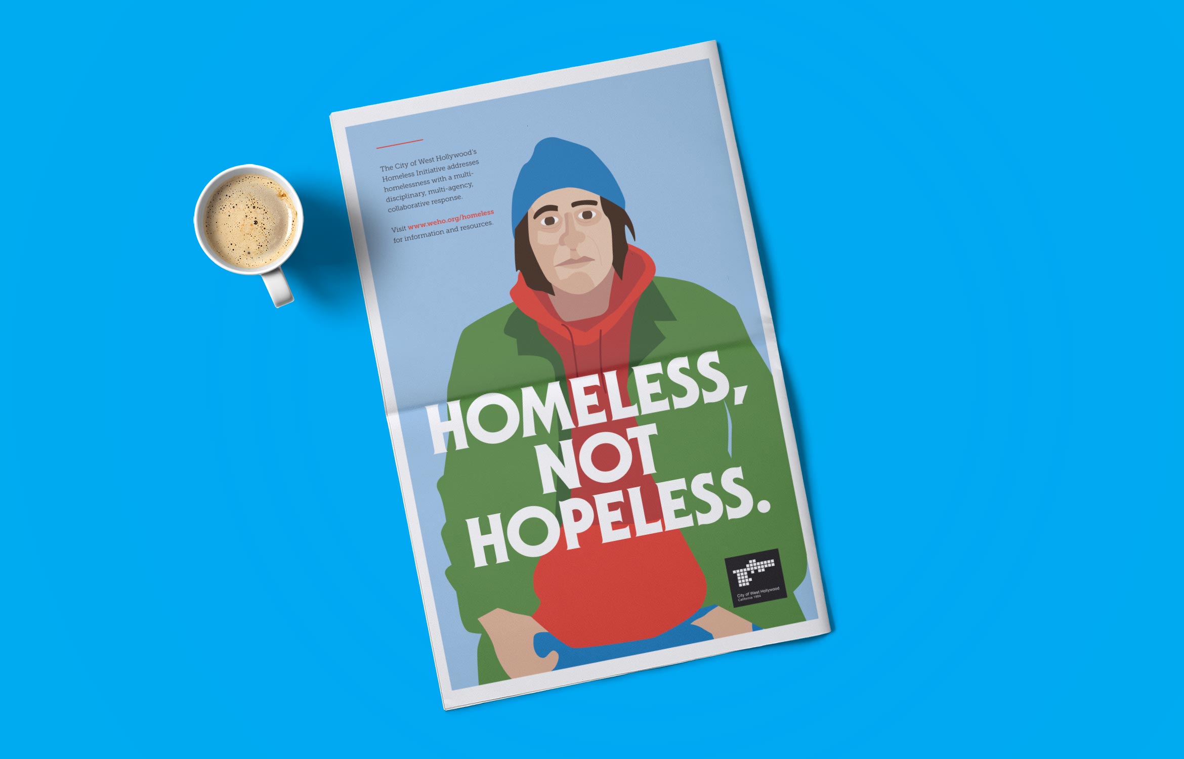 City of West Hollywood Homeless Services campaign by Kilter