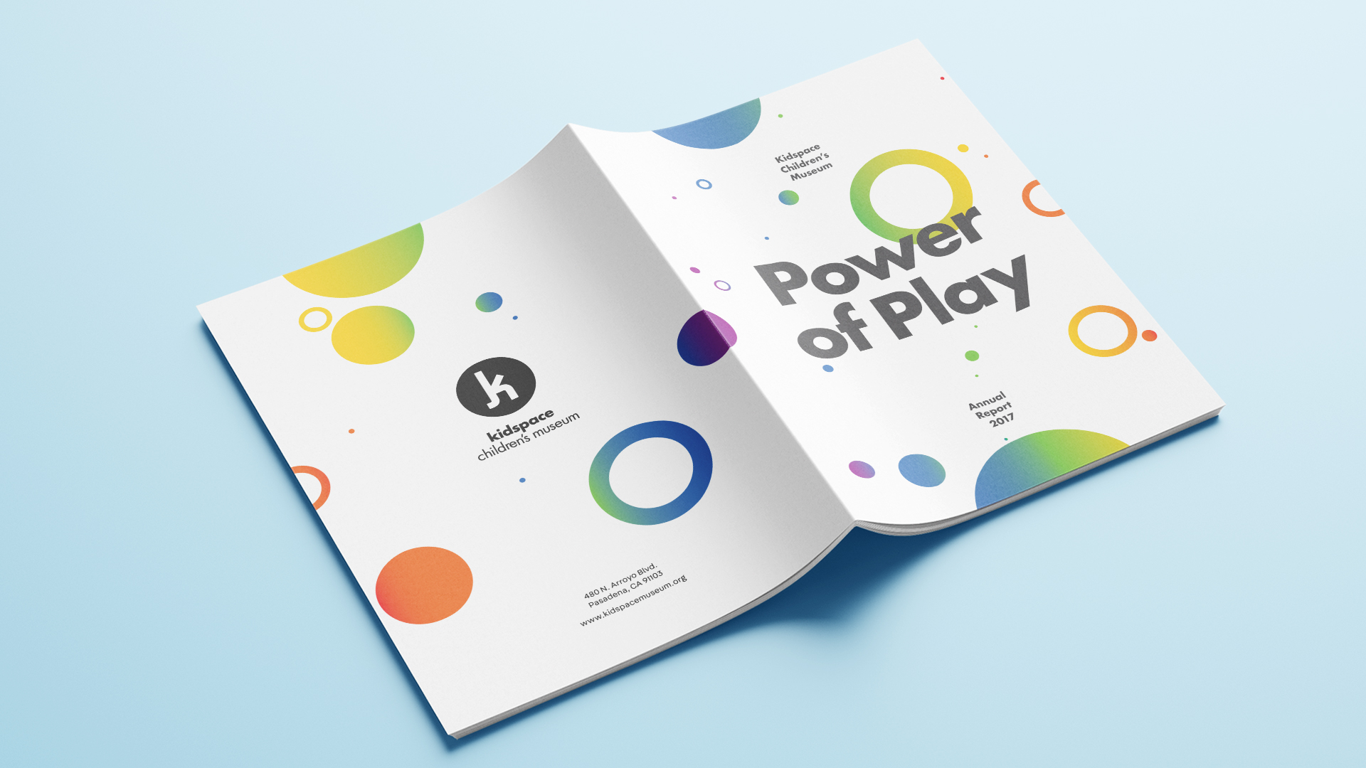 Kidspace Annual Report designed by Kilter