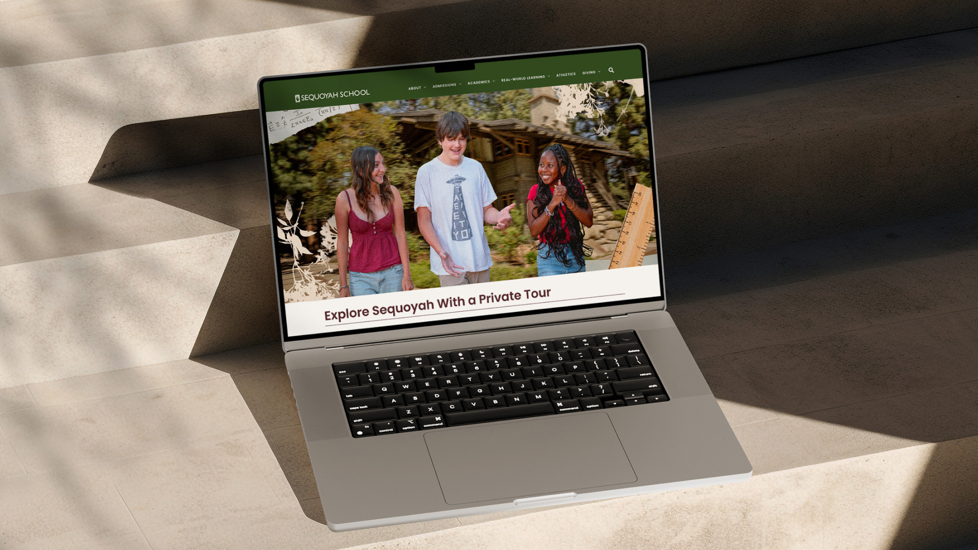 Sequoyah School Landing Page #1 Mockup Designed by Kilter