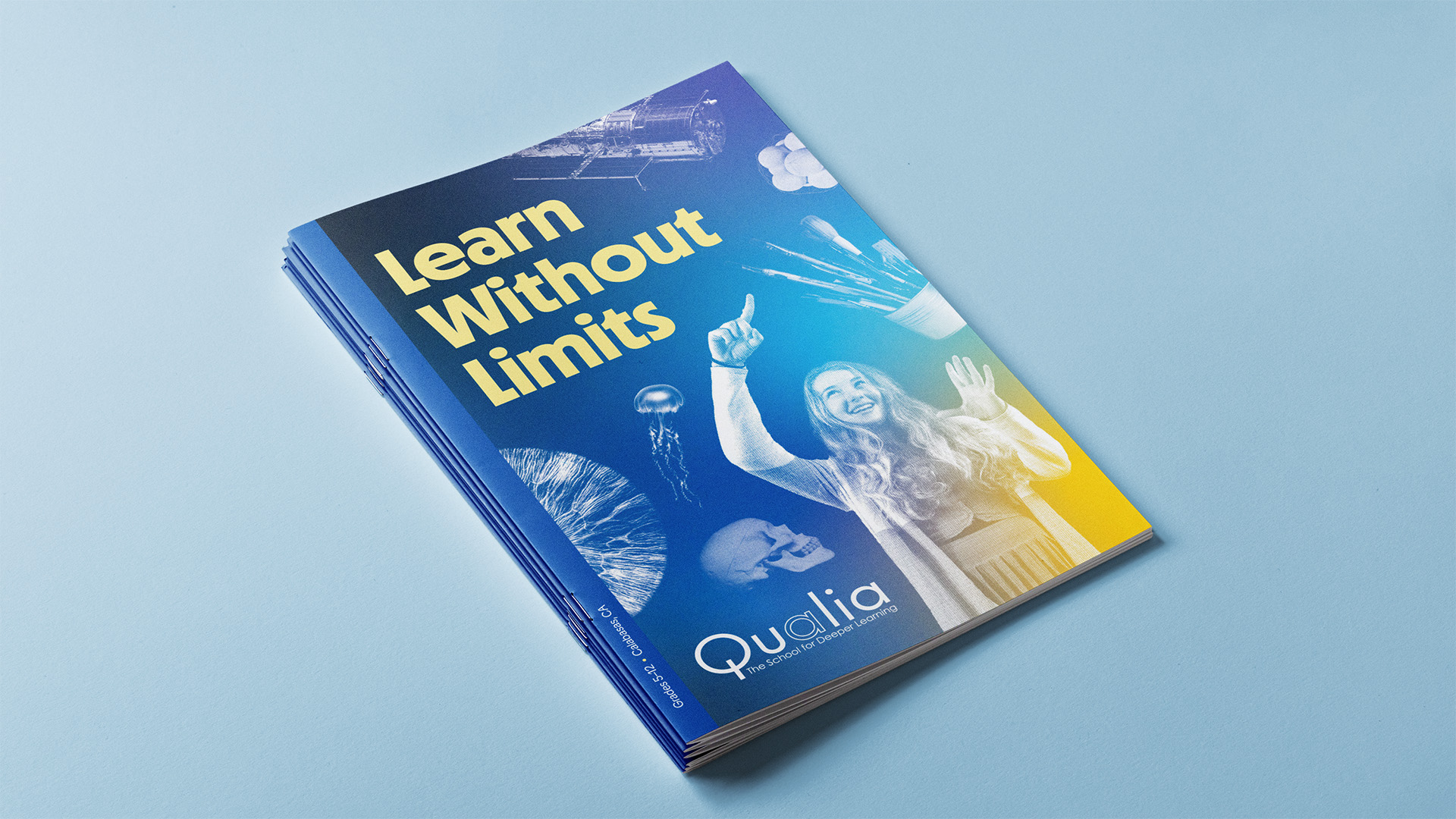 Qualia Brochure Cover Designed by Kilter