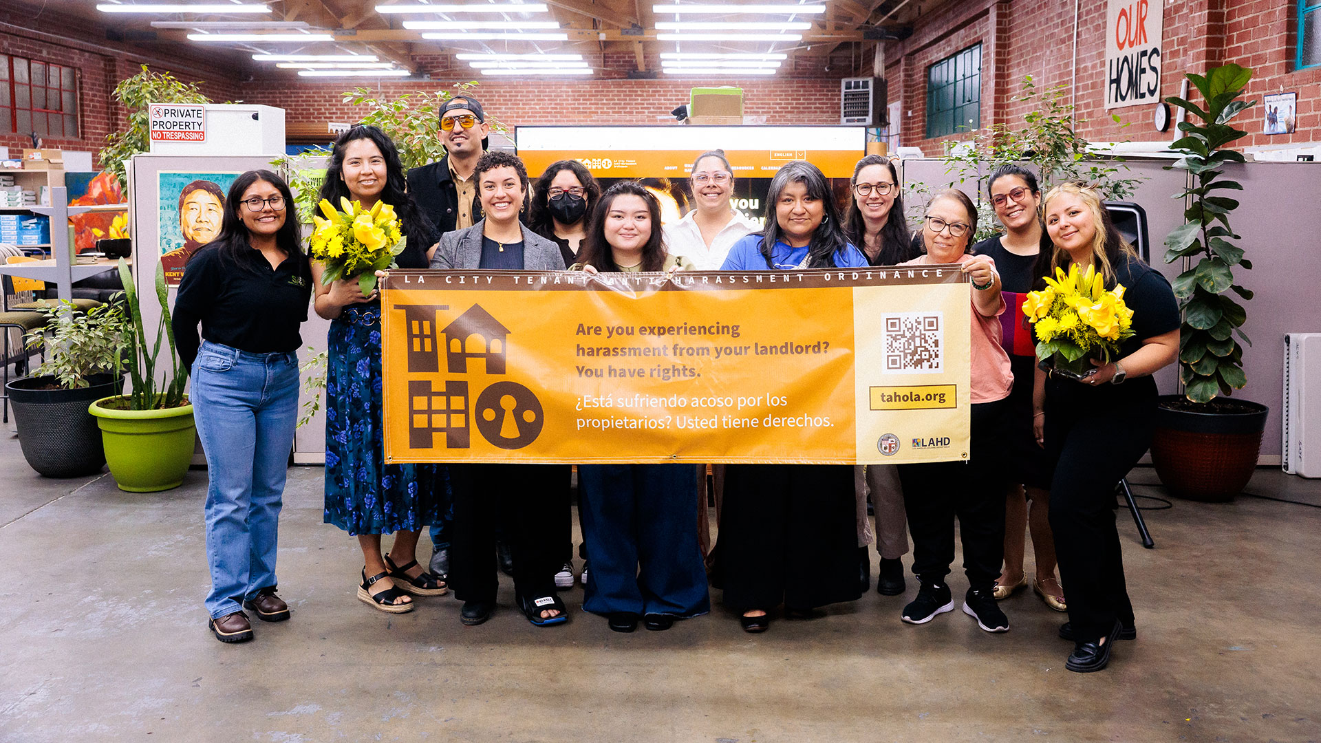 LA City Tenant Anti Harassment Ordinance (TAHO) banner designed by Kilter